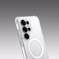 Rock Crystal Clear Magnetic Series Maciņš for Samsung Galaxy S26 Ultra caurspīdīgs-melns