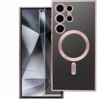 ELECTRO MAG COVER viedtālruņa apvalks ar MagSafe SAMSUNG S25 Edge - rozā zelts