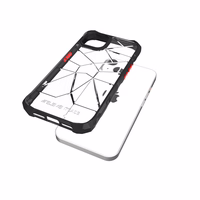 Element maciņš Special Ops X5 - maciņš iPhone 14 (Mil-Spec Drop Protection) (Clear/melns)