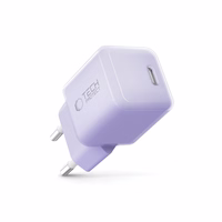 Tech-Protect NCM25 USB-C PD 25W sienas lādētājs - violets
