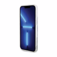 Karl Lagerfeld KLHMP14XHGKCNOT apvalks iPhone 14 Pro Max 6.7" - caurspīdīgs cietais apvalks Karl&Choupette mirdzošs MagSafe