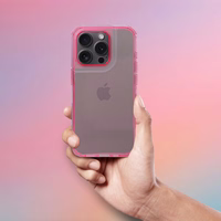 MATRIX skaidrs viedtālruņa apvalks IPHONE 13 rozā