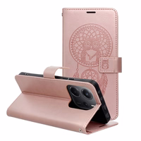 MEZZO Grāmatu futrālis priekš SAMSUNG A57 5G dreamcatcher rose gold
