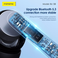 Foneng Bluetooth austiņas TWS BL138 melnas