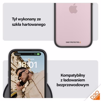 Kara Līmeņa Sertificēts PanzerGlass ClearCase viedtālruņa apvalks iPhone 15 - Caurspīdīgs & Melns