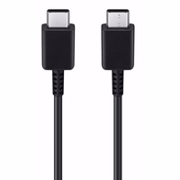 Samsung EP-DA905BBE USB-C – USB-C 3A kabelis 1m (lielapjoma – aizvietojošs iepakojums) – melns