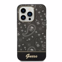 Guess Bandana Paisley iPhone 14 Pro 6.1" apvalks - melns