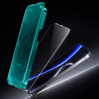 Benks Aizsargstikls Glass Warrior Privātuma priekš iPhone 14 Pro Max/15 Plus/16 Plus - melns