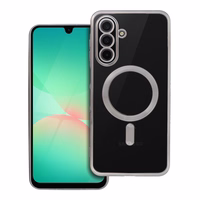 ELECTRO MAG COVER magnētiskais viedtālruņa apvalks, saderīgs ar MagSafe, paredzēts SAMSUNG A26, titāna pelēks