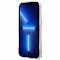 Karl Lagerfeld KLHCP14SLMNMK iPhone 14 6.1 "cietais viedtālruņa apvalks melns / melns šķidrais mirdzums Monogram