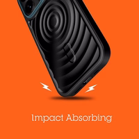 STM Reawaken Ripple MagSafe - maciņš iPhone 15 (melns / Atlantic)