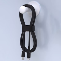 USB Kabelis Dudao "L9X" melns "Type-C / Lightning" 200cm (līdz 30W)