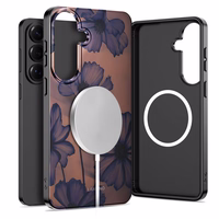 Tech-Protect Lamano MagSafe Maciņš for Samsung Galaxy S26 - brūns-violets