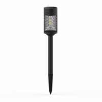 Forever Light Solar LED Lampa Steel Post SUNARI FLS-15 melns