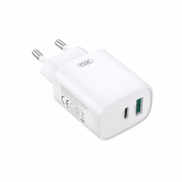 XO wall lādētājs CE29 PD 20W 1x USB-C 1x USB balts