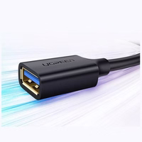 Ugreen extension cable adapter USB 3.0 (female) to USB 3.0 (male) 2m (melns)