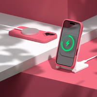 Etteri Silikona Mag maciņš for iPhone 17 raspberry