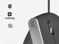 Logitech MX Vertical Advanced Ergonimic mouse RF Wireless+Bluetooth Optical 4000 DPI Right-hand