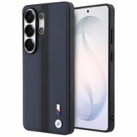 BMW Perforated Stripe Logo MagSafe Maciņš for Samsung Galaxy S26 Ultra - tumši zils