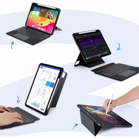 Dux Ducix "DK Series" bezvadu Bluetooth klaviatūra priekš Apple iPad Pro 11 M4 (2024) melna