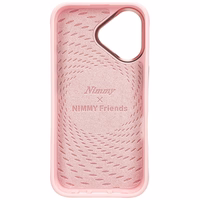 Nimmy Magnētiskais Modes Mīļais Mājdzīvnieks MagSafe Viedtālruņa apvalks iPhone 16 - Rozā