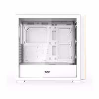 Darkflash DS900WS ATX datora korpuss bez ventilatoriem (balts)