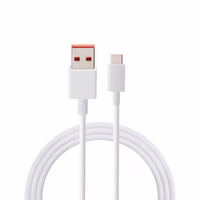 XIAOMI ORIGINAL KABELIS 120W  USB TYPE-C 6A 1M BEZ IEPAKOJUMA BALTS BEZ IEPAKOJUMA