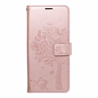 MEZZO Grāmatu futrālis priekš SAMSUNG A37 5G tree rose gold