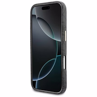 Guess 4G Script MagSafe futrālis iPhone 17 - melns