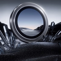 Benks rūdīts stikls Glass Warrior kameras lēcas aizsargs iPhone 16 Pro/16 Pro Max (3 lēcas), sudraba