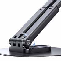 USAMS galda statīvs telefonam/planšetei 4.7-12 cali melns ZJ80ZJ01 (US-ZJ080)