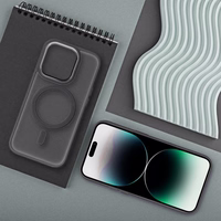 MATTE MAG COVER viedtālruņa apvalks, savietojams ar MagSafe, paredzēts IPHONE 17, titāna
