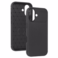 Tel Protect Carbon Elite maciņš iPhone 17 melns