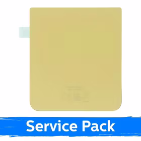 Aizmugurējais vāks, saderīgs ar Samsung F711 Z Flip3 / Dzeltens / (Service Pack)