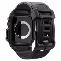 Spigen Rugged Armor Pro siksniņa viedtālruņa apvalks Apple Watch 10 (42mm) - melns