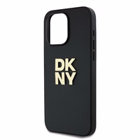 DKNY Viedtālruņa apvalks ar siksniņu un logotipu iPhone 15 Pro Max - melns