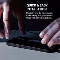 Crong Nano Glass - Shatterproof hybrid glass iPhone 15 Pro