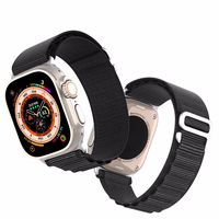 DUX DUCIS siksniņa GS neilona Apple Watch 38 / 40 / 41 mm melna