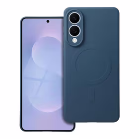 SILICONE MAG COVER viedtālruņa apvalks saderīgs ar Magnētisko SAMSUNG S25 Edge zila