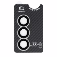 Rūdītais stikls Tel Protect Titanium objektīva 99% AR Aramid sērija kamerai Samsung Galaxy S25 (3 gab.)