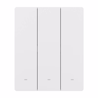 SONOFF M5-3C-80W WiFi Matter viedais sienas slēdzis (3 kanāli, rāmim)