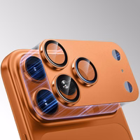 Tempered stikls Tel Protect 95% AR+AF Full Metal kameras aizsargs on camera for Iphone 17 violets (camera island)