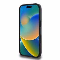 Karl Lagerfeld Monogramma Karl & Choupette Head Pin viedtālruņa apvalks iPhone 16 Pro Max - melns