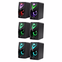 PC Speakers 2.0 DEFENDER J4 2.0 6W LED USB black