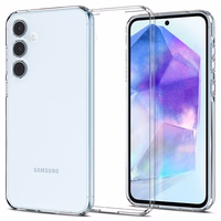 Spigen Liquid Crystal viedtālruņa apvalks Samsung Galaxy A55 5G - caurspīdīgs