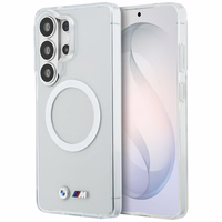 BMW IML Shockproof Metal Logo MagSafe Maciņš for Samsung Galaxy S26 Ultra - caurspīdīgs