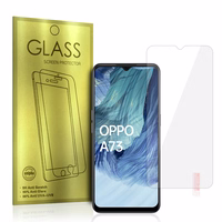Aizsargstikls zelta krāsā paredzēts OPPO A73 2020