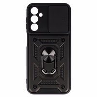 Bīdāms kameras bruņu apvalks Samsung Galaxy A24 4G melns