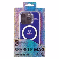Cellularline Sparkle Mag - iPhone 15 Pro MagSafe maciņš (caurspīdīgs)