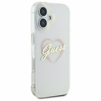 Guess IML Sirds apvalks viedtālrunim iPhone 16 Plus - caurspīdīgs